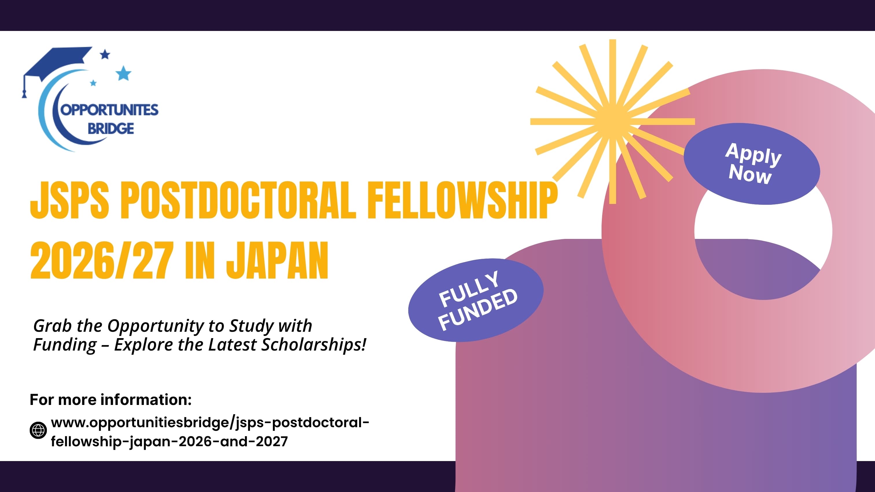JSPS Postdoctoral Fellowship 2026/27 in Japan (Fully Funded)